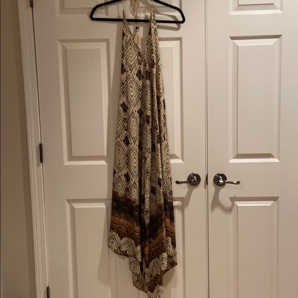 Snakeskin maxi sundress